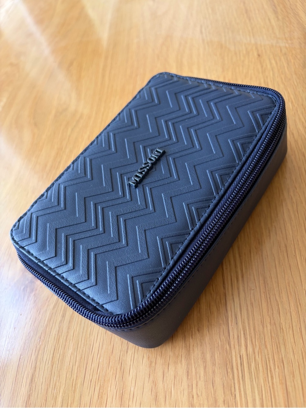 Navy Blue One First Travel Amenity Kit / Zip Cosmetic Case